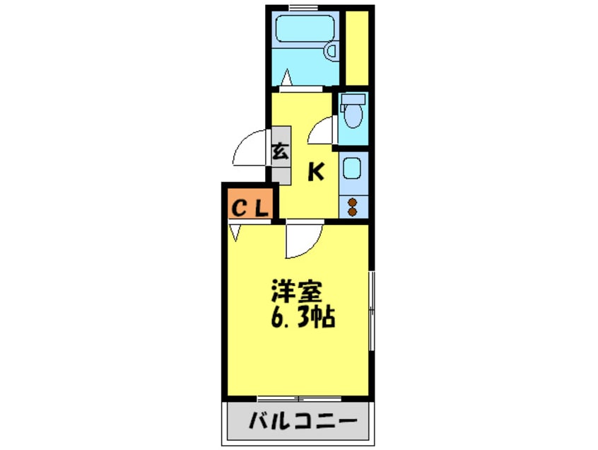 間取図 マーベラス博多駅前