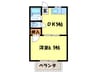 ハイム春日原 1DKの間取り