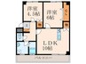 吉宗ビル 2LDKの間取り
