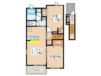 間取図 セジュール開