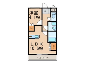 間取図 アメニティ－日高