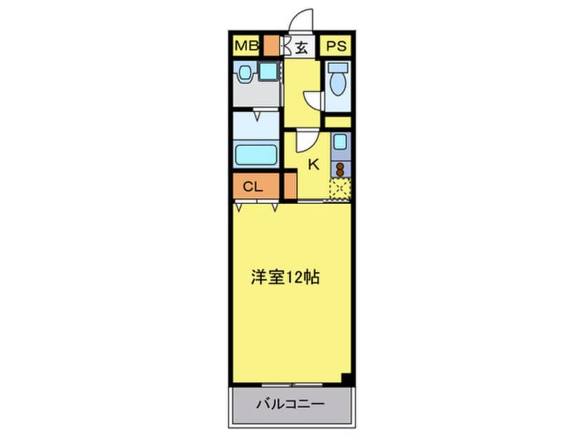 間取図 アメニティ大名
