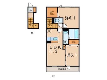 間取図 ビアンカ大名