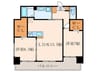 クレスト西小倉 2LDKの間取り