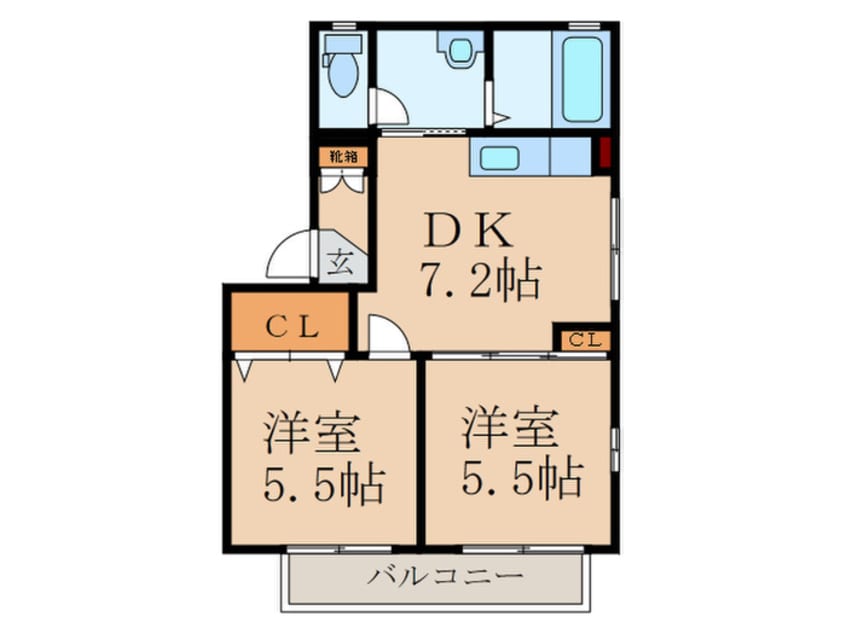 間取図 カ－サヴェルデ