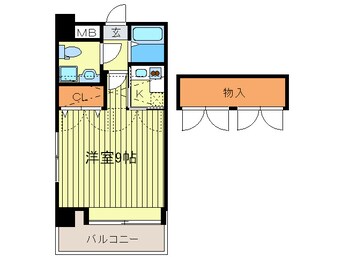 間取図 ｴｽﾃｰﾄﾓｱ平尾ﾊﾟｰｼﾞｭ