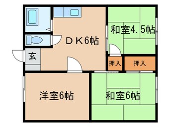 間取図 タウニー熊西