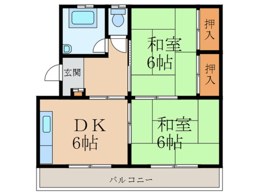 間取図 コ－ポラス佐々木
