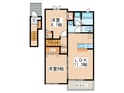 グレイス　カトレアの間取図