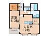 ｴﾝｸﾚｽﾄﾍﾞｲｻｲﾄﾞ通り(1110) 1LDK+Sの間取り