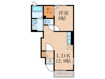 間取図 グラシュ・プレーヌⅧ