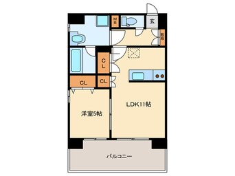 間取図 エムティ－スクエア吉塚駅前