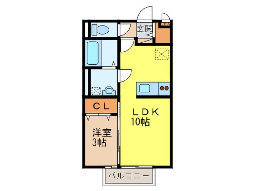 間取図 アンジュ