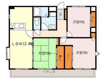 間取図 レジデンスモトキ