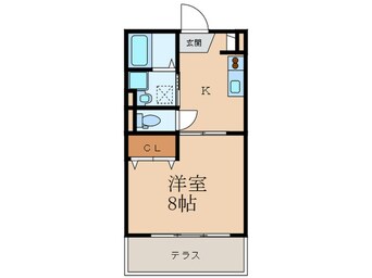 間取図 モナリエ横代