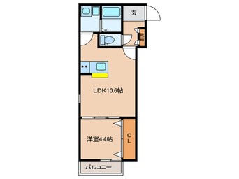 間取図 クリーク小戸