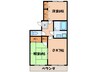 レイクヒルＫＡＳＡ 2LDKの間取り