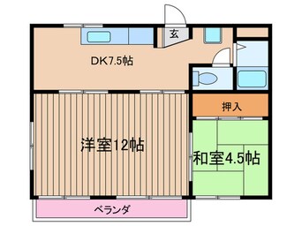 間取図 シティハイツやすもと