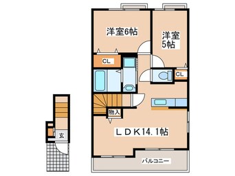 間取図 ルミナス　サードⅠ