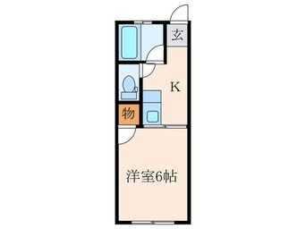 間取図 コーポニュー日吉