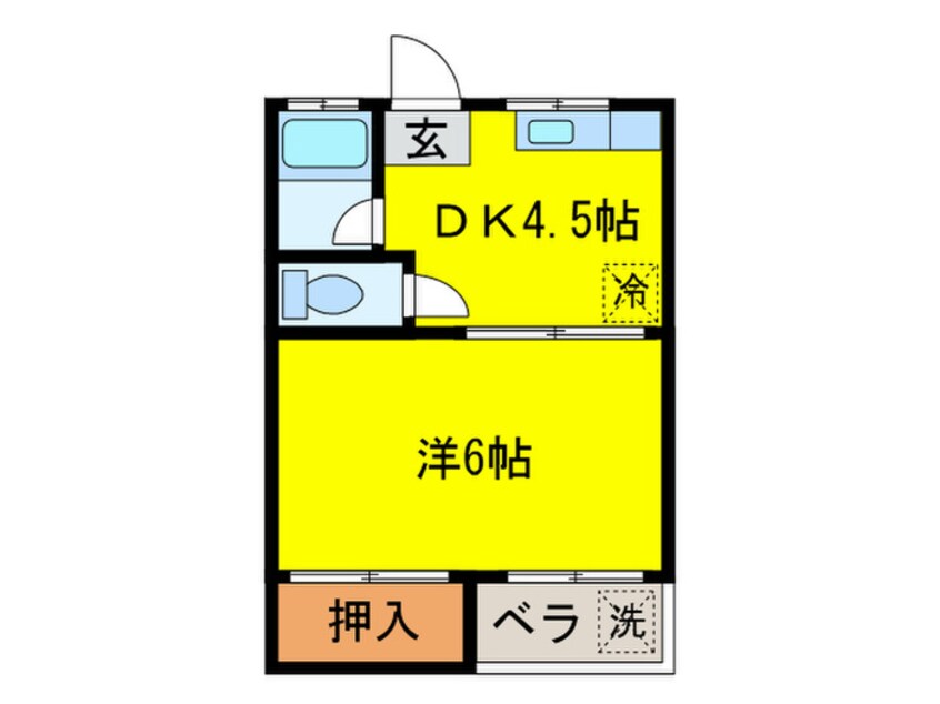 間取図 コーポラスとし