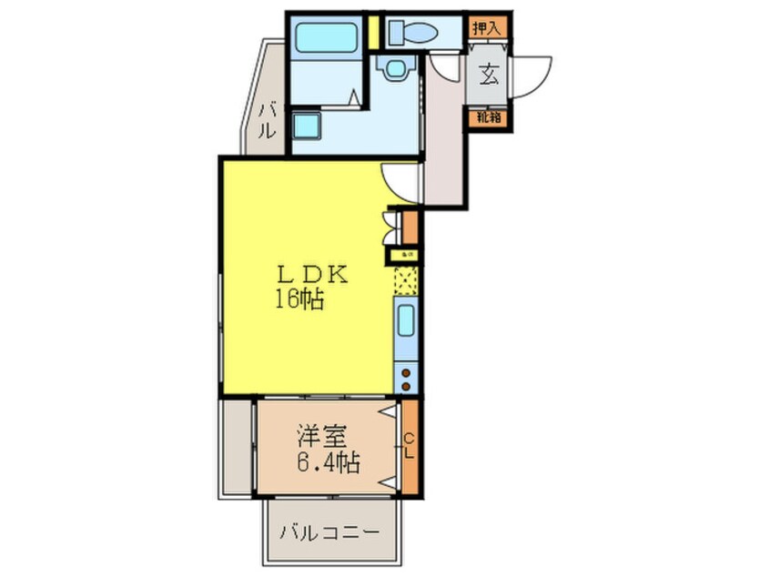 間取図 ティファ－ナ高宮