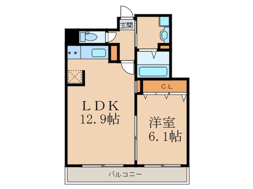 間取図 ティファ－ナ高宮