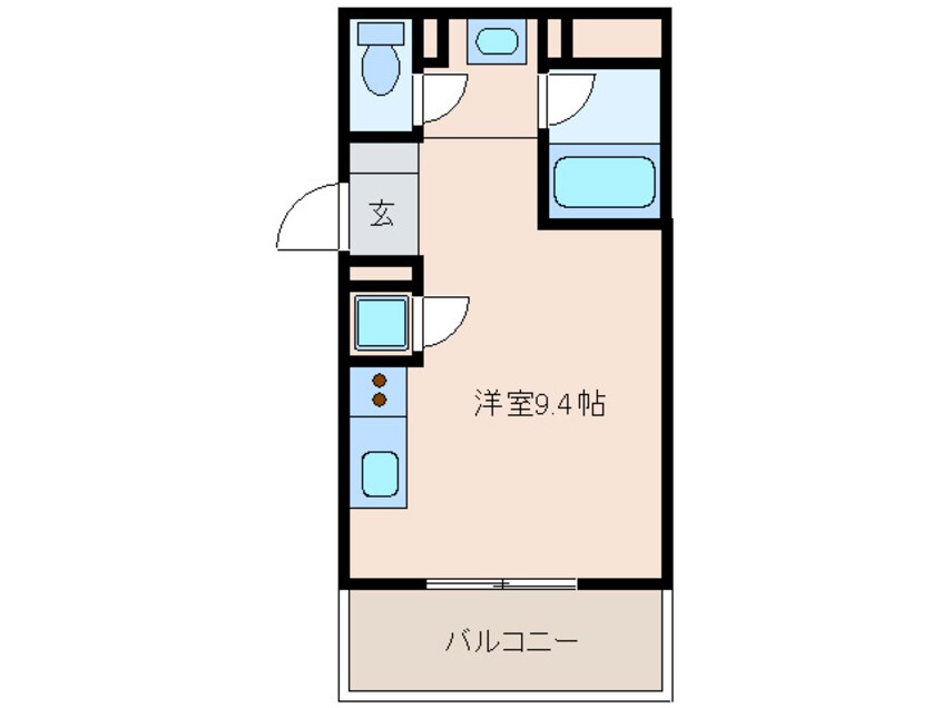 間取図 レジディア西新