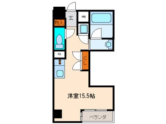 間取図 レジディア西新