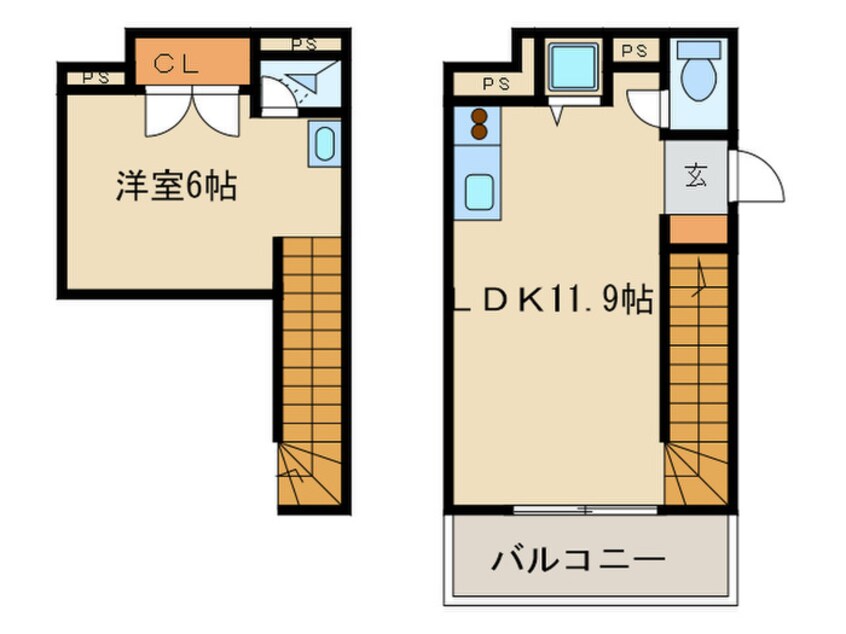 間取図 レジディア西新