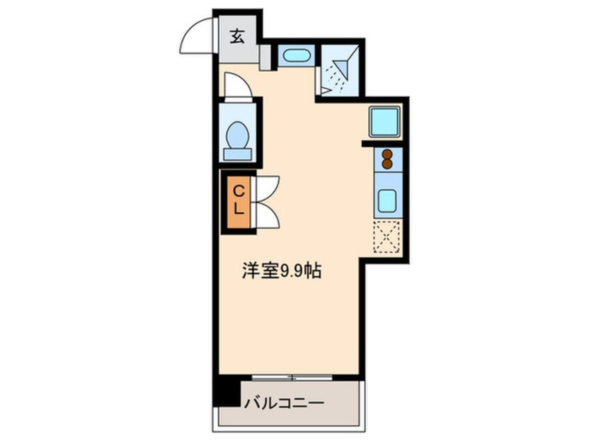 間取図 レジディア西新