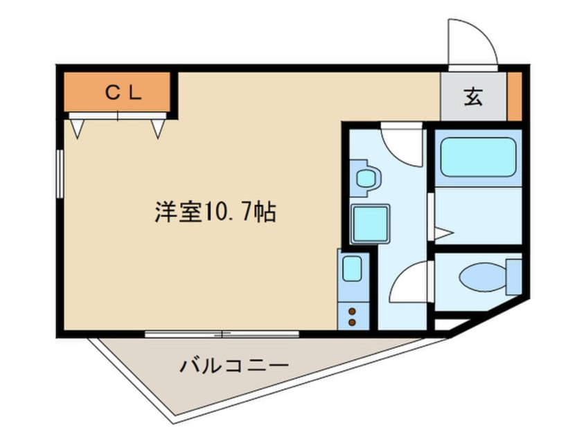 間取図 スカイハイツ