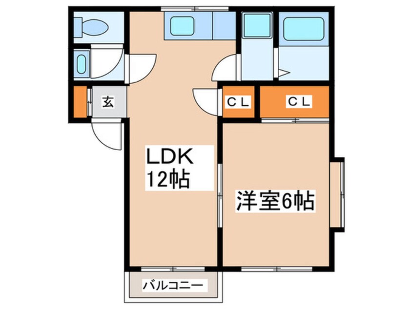 間取図 Ｓｕｎ・Ｍ