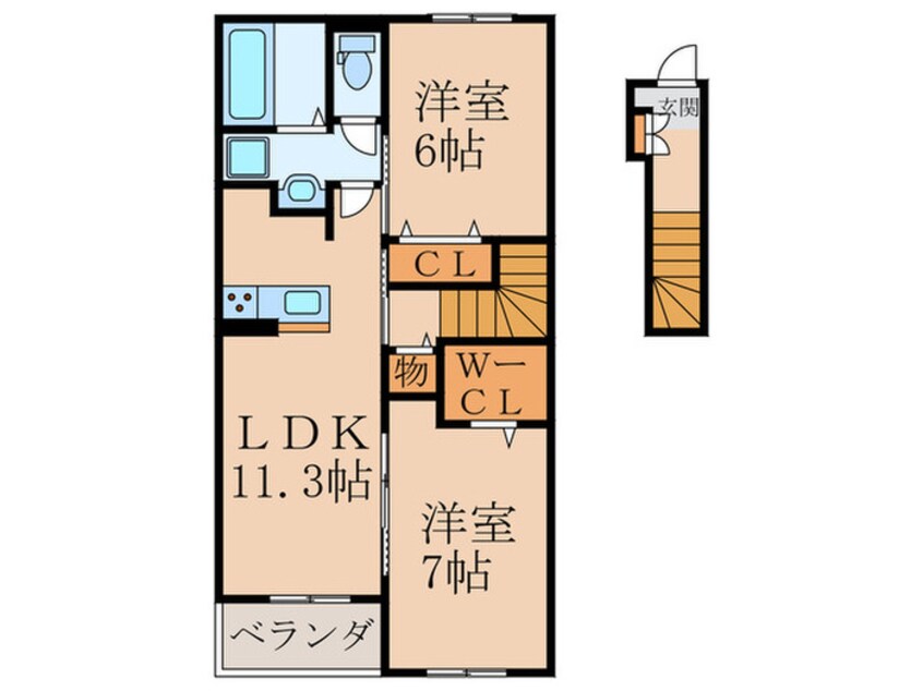 間取図 セルキューブ２６