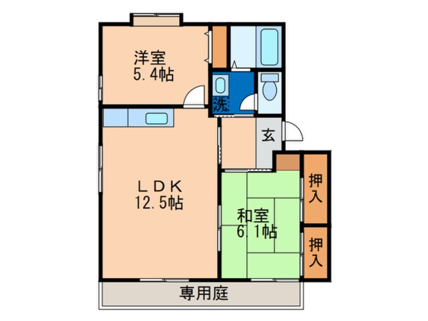 間取図 ファ－ネスＣ