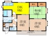 セルバ若久 3DKの間取り