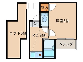 間取図 ポラリス箱崎東Ⅰ