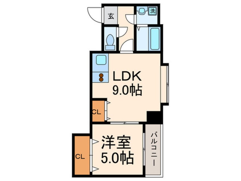 間取図 ロイヤル神屋７１