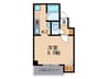 ロイヤル神屋７１ 1Kの間取り