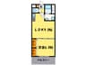 ロイヤル神屋７１ 1LDKの間取り