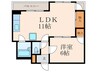 小倉林ビル 1LDKの間取り