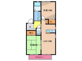 間取図 エクレールⅠ