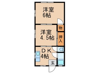 間取図 日の出コーポ