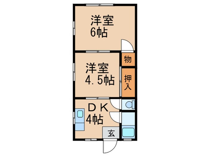 間取り図 日の出コーポ