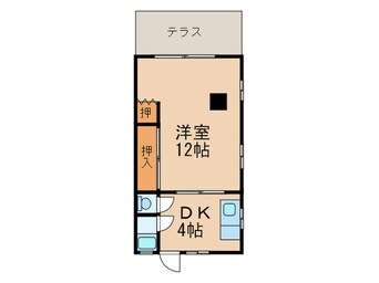 間取図 日の出コーポ