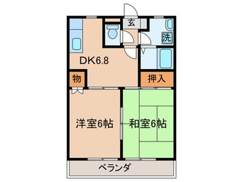 間取図 ヴィ－ヴル中間