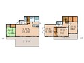 宮若福丸邸の間取図