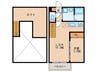 アンピオ姪浜参番館 1LDKの間取り