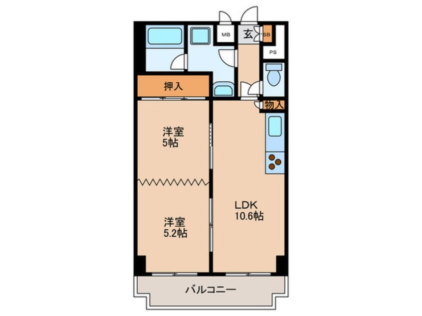 間取図 レキシントンスクエア浄水