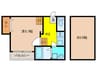 Creo姪浜六番館 1SKの間取り